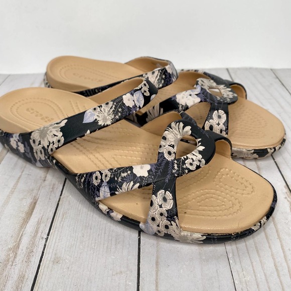 crocs meleen twist graphic sandal